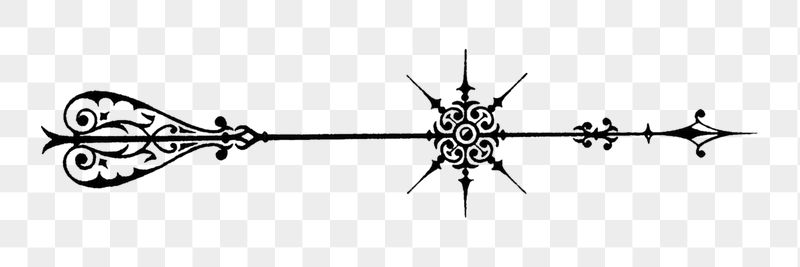 Ornate arrow png sticker, vintage | Free PNG - rawpixel