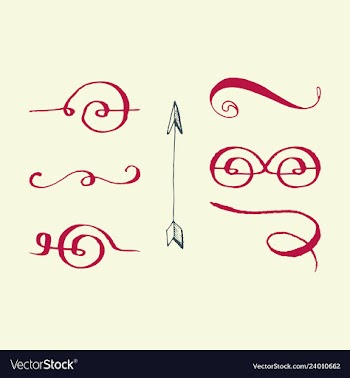 Ornate frame elements vintage and filigree vector image