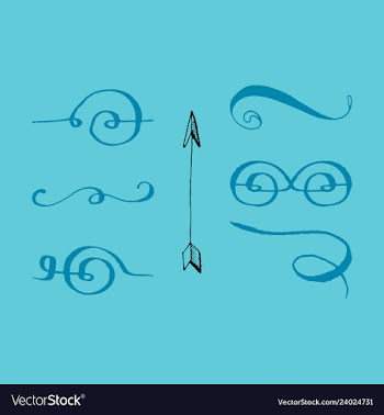 Ornate frame elements vintage and filigree vector image