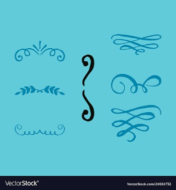 Ornate frame elements vintage and filigree vector image
