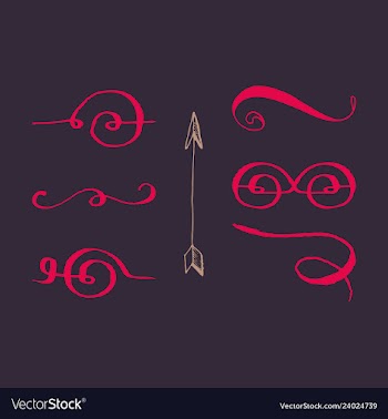 Ornate frame elements vintage and filigree vector image