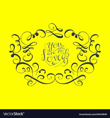 Ornate frame elements vintage and filigree vector image
