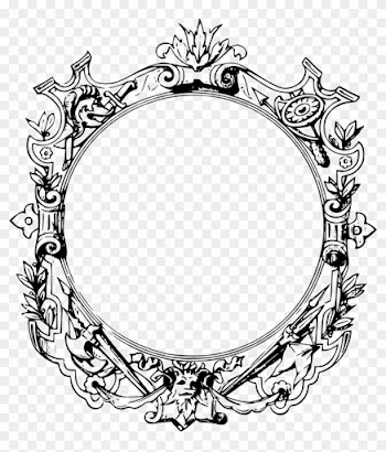 Ornate Frame - Filigree Frame Png