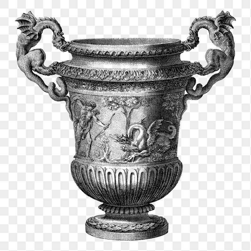 Ornate goblet png sticker, vintage | Free PNG - rawpixel