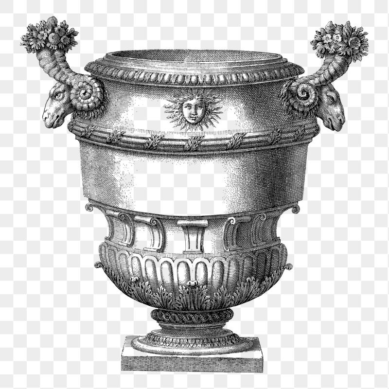 Ornate goblet png sticker, vintage | Free PNG - rawpixel