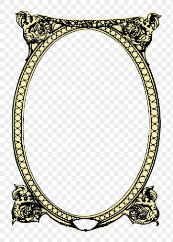 Ornate yellow png frame, vintage | Free PNG - rawpixel