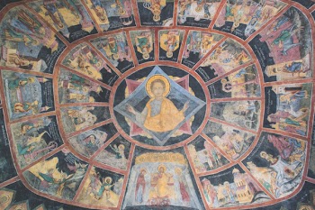 Orthodox church ceiling