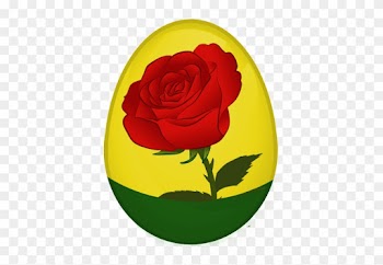 Ostereier Mit Blumen - Garden Roses