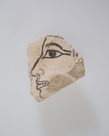 Ostracon with a Man's Profile | Free Photo - rawpixel