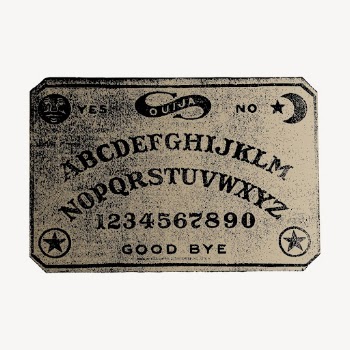 Ouija board clipart, vintage illustration | Free Vector - rawpixel