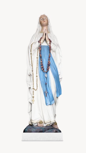 Our lady of Lourdes statue, | Free Photo - rawpixel