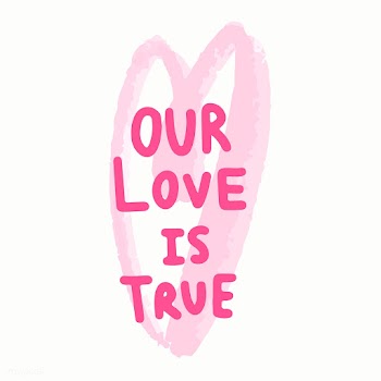 Our love is true typography vector | Free stock vector - 472463
