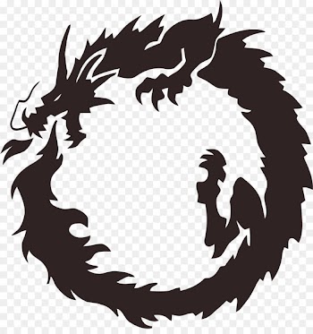 Ouroboros Chinese dragon Japanese dragon - bearded dragon 