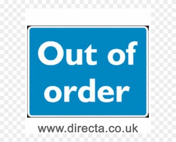 Out Of Order Sign Word Templates Free Word Templates - Drinking Water Sign Png