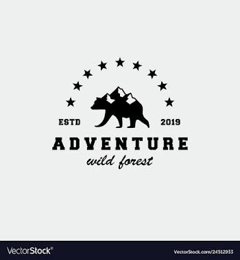 Outdoor adventure logo design inspiration vector image