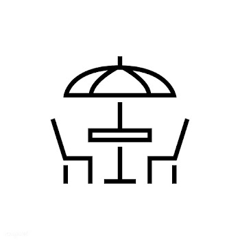 Outdoor dining restaurant icon vector | Free stock vector - 492078