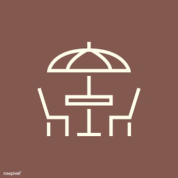 Outdoor dining restaurant icon vector | Free stock vector - 492091