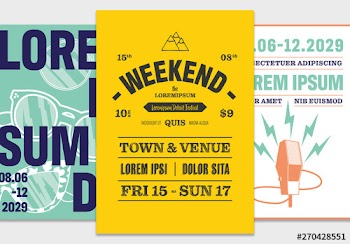 Outdoor Event Poster Set
