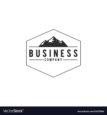 Outdoor mountain adventure logo design vector image