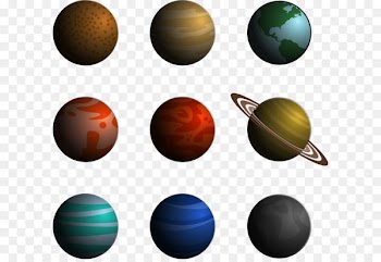Outer planets Saturn Solar System - Universe planets 