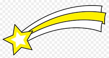 Outer Space Shooting Star Clipart - Shooting Star Clip Art Outline