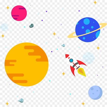 Outer space Solar System Clip art - Space star rocket 