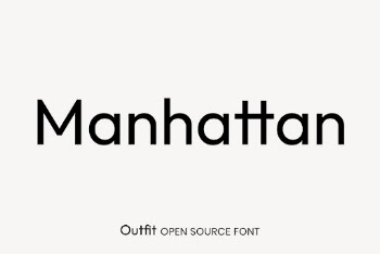 Outfit open source font by On | Free Font Add-on - rawpixel