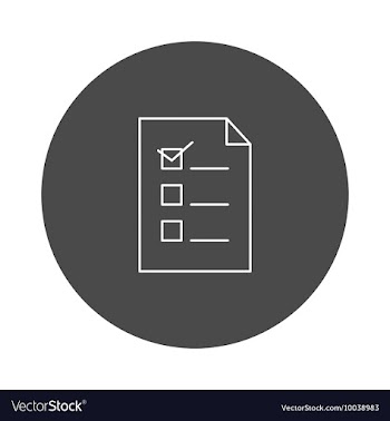 Outline document icon vector image
