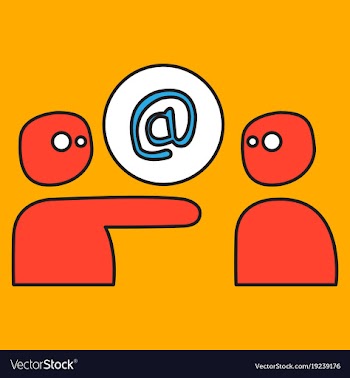 Outline email icon isolated on background line vector image