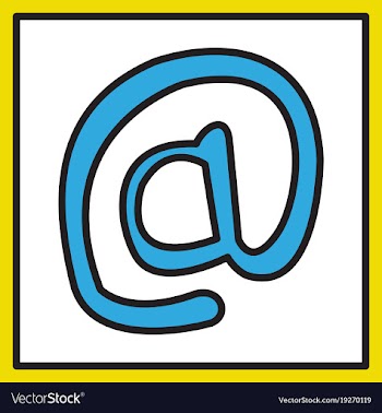Outline email icon isolated on background line vector image