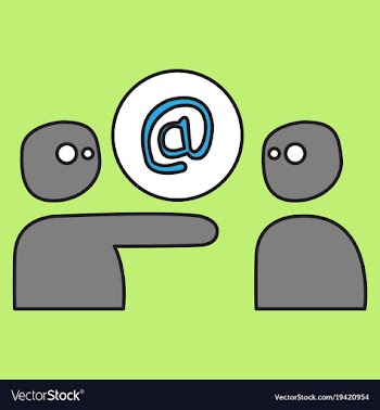 Outline email icon isolated on background line vector image