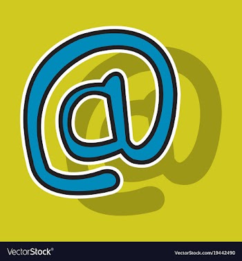 Outline email icon isolated on background line vector image