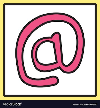 Outline email icon isolated on background line vector image