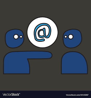 Outline email icon isolated on background line vector image