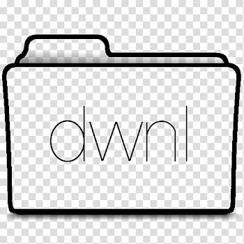 Outline Folders, black and white abstract painting transparent background PNG clipart