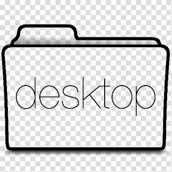 Outline Folders, black and white abstract painting transparent background PNG clipart