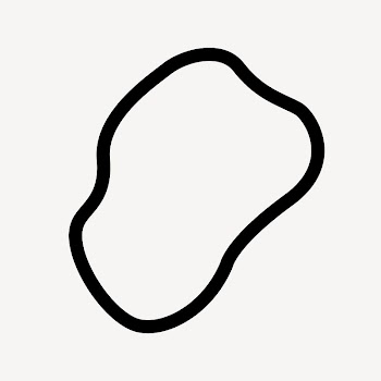 Outline organic shape clip art | Free Vector - rawpixel