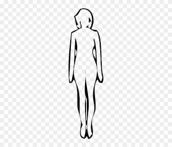 Outline, People, Lady, Silhouette, Female, Woman - Woman Standing Silhouette
