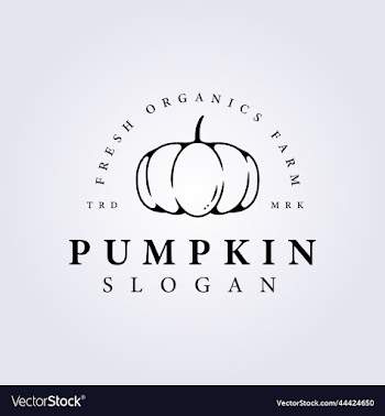 outline pumpkin minimal logo