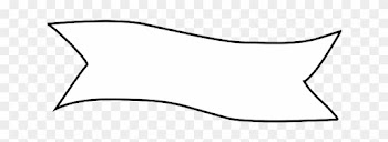 Outline, Signs, Symbols, Ribbon, Banner, Awards, Title - Transparent White Banner Shape