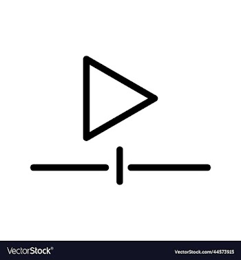 outline video play sign icon