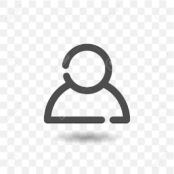 Outlined Person Icon On Transparent Background. Royalty Free ...
