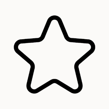 Outlined star icon, for social | Free Vector - rawpixel