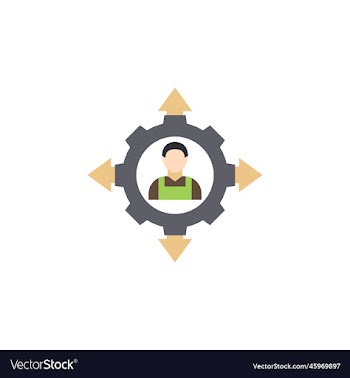 outsourcing creative icon flat multicolored from