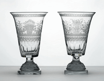 outward-flaring footed clear vase on a square | Free Photo - rawpixel