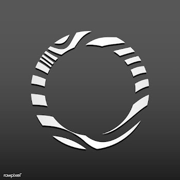 Oval abstract badge template vector | Free stock vector - 538026