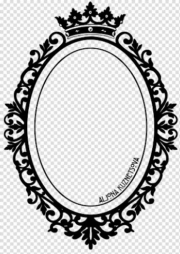 Oval black frame illustration, The Haunted Mansion Haunted house Silhouette Printmaking, oval frame transparent background PNG clipart