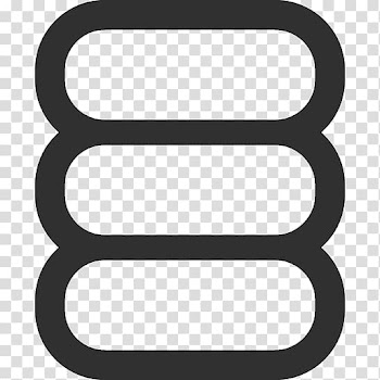 Oval black illustration, symbol rectangle line, Database transparent background PNG clipart