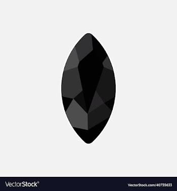 oval black onyx stone