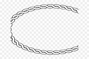 Oval Clipart Borders - Oval Rope Border Png